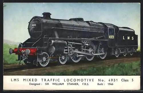 AK LMS mixed Traffic Locomotive No. 4931, englische Eisenbahn