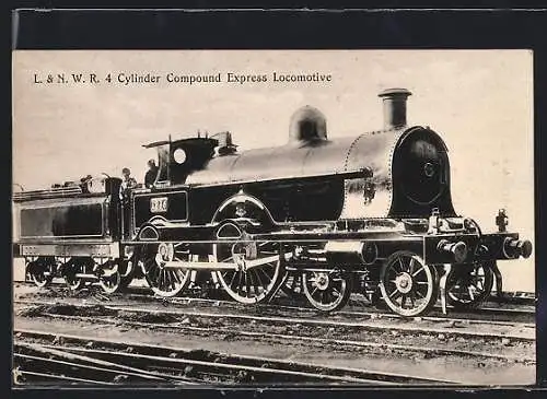 AK L & NWR 4 Cylinder Compund Express Locomotive