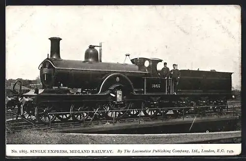 AK Single Express, No. 1865, Midland Railway
