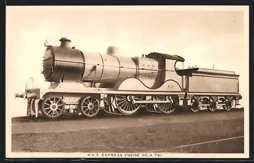 AK Englische Lokomotive 4-4-0 Express Engine No. A. 781 der Southern Railway