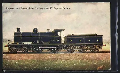 AK Somerset and Dorset Joint Railway, No. 77 Express Engine