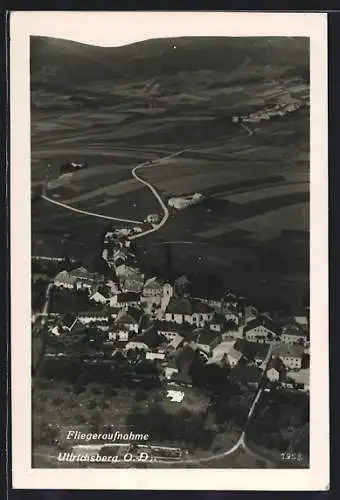 AK Ulrichsberg /O.-D., Fliegeraufnahme des Ortes