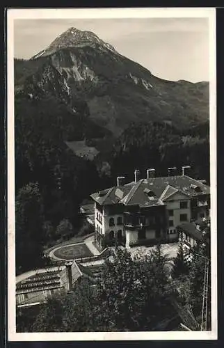 AK Gösing a. d. Mariazellerbahn, Hotel, Villa aus der Vogelschau