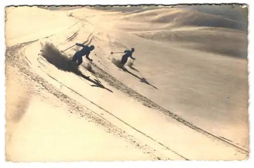 18 Fotografien Georges Tairraz, Chamonix, Ski Fahrer, Alpen Panorama, Bergsteigen, Landschaftaufnahmen, Fotokunst