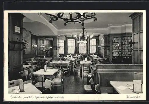 AK Düsseldorf, Bierhaus Restaurant Fischl-Betriebe, Blumenstrasse 4-6