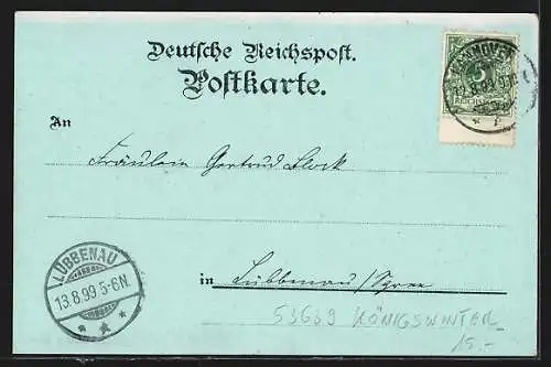 Lithographie Königswinter, Drachenfels mit Rheinpartie
