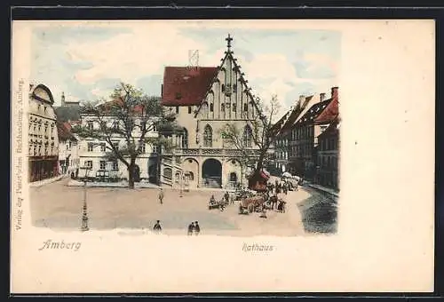 AK Amberg, Anwohner vor dem Rathaus