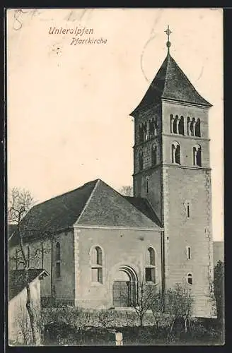 AK Unteralpfen, Die Pfarrkirche