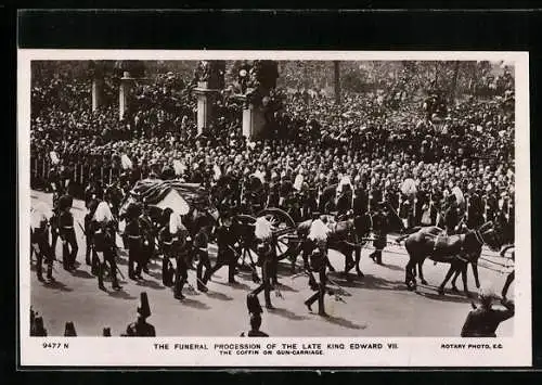 AK The Funeral Procession of King Edward VII