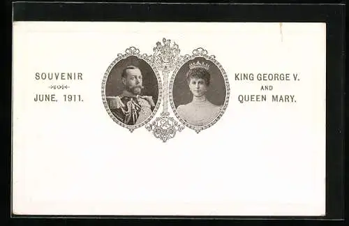 AK King George V and Queen Mary, June 1911