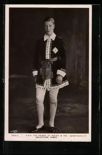 AK The Prince of Wales in his Investiture Robes