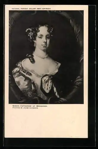 Künstler-AK Queen Catherine of Braganza