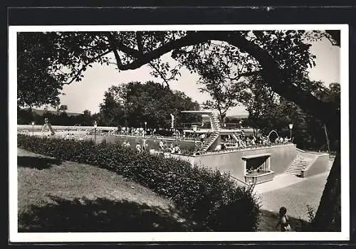 AK Albbruck /Oberrhein, Hotel Albtal, Schwimmbad