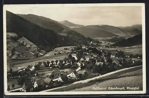 AK Schenkenzell /Kinzigtal, Panoramaansicht über das Tal