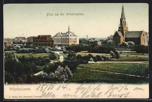 AK Wilhelmshaven, Blick auf den Wilhelmsplatz