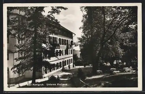 AK Bad Kohlgrub, Blick auf das Untere Kurhaus