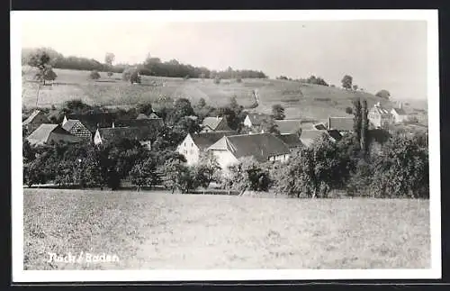 AK Nack /Baden, Blick auf idyllischen Ort