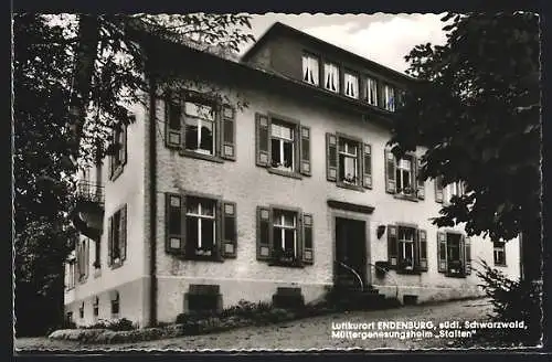 AK Endenburg /Schwarzwald, Blick auf das Müttergenesungsheim Stalten