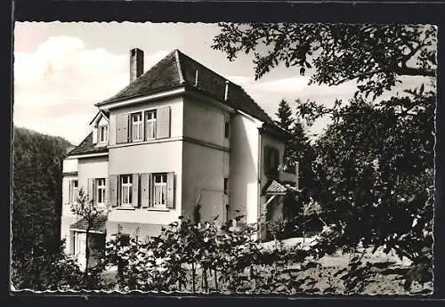 AK Badenweiler, Blick auf das Schwesternerholungsheim Haus Vogt