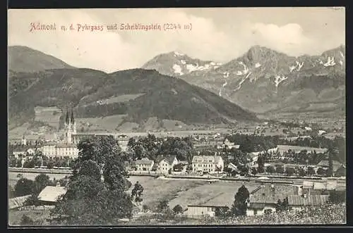 AK Admont, Ortsansicht mit Pyhrgass Scheiblingstein