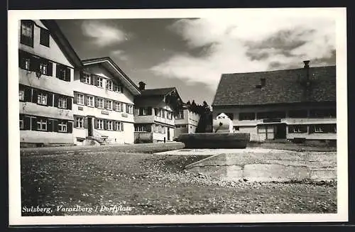 AK Sulzberg, Dorfplatz, Gasthaus zum Bären