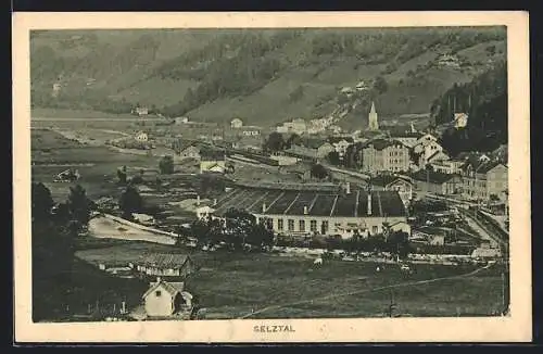 AK Selztal, Ortsansicht von einem Berg aus