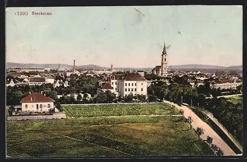 AK Stockerau, Teilansicht des Ortanfangs