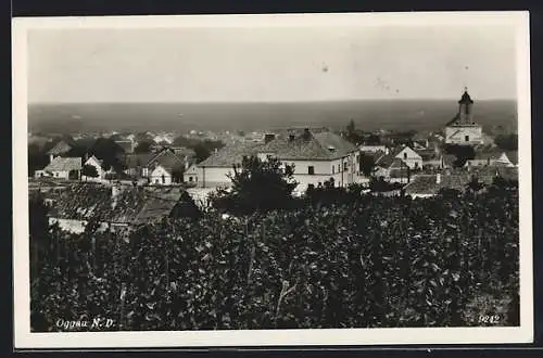 AK Oggau, Ortschaft mit Kirche