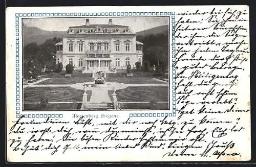 AK Bregenz, Marienberg, Gebäude mit Anlagen