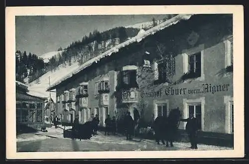 AK Gries am Brenner, Gasthof zum weissen Rössl Ebner