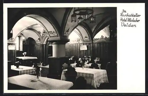 AK Velden, Hotel Mässlacher, Im Koschatkeller
