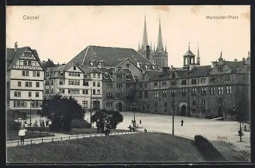 AK Cassel, Blick auf den Marstaller-Platz