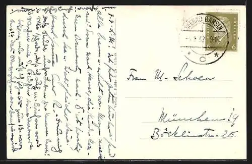 AK Bansin, Strandblick vom Langenberg