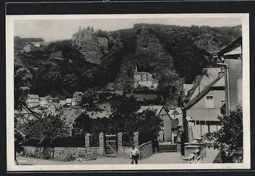 AK Oberstein a. d. Nahe, Felsenkirche und Burg