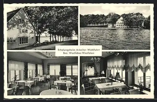 AK Möhnesee, Kurheim Möhnesee, versch. Ansichten