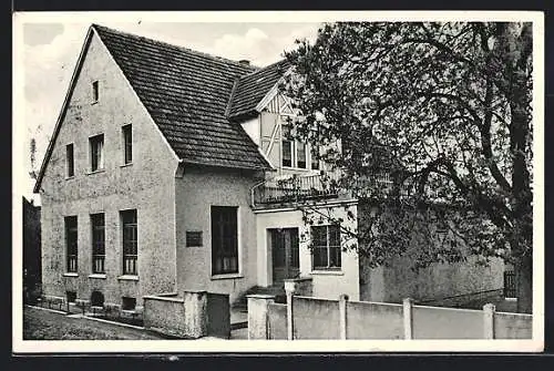 AK Lipperode bei Lippstadt, Blick auf den Evang. ref. Kindergarten