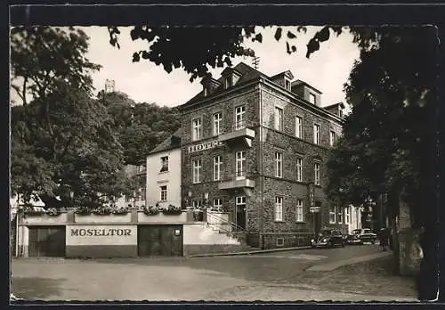 AK Traben-Trarbach, Hotel Moseltor, Inh. Karl Bauer