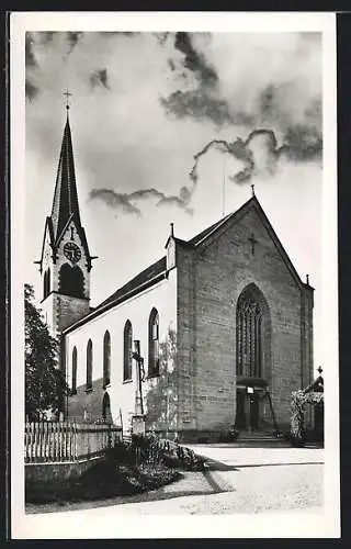 AK Worblingen, Katholische Pfarrkirche St. Nikolaus