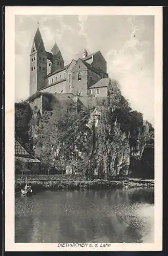 AK Dietkirchen a. d. Lahn, Blick zur Kirche