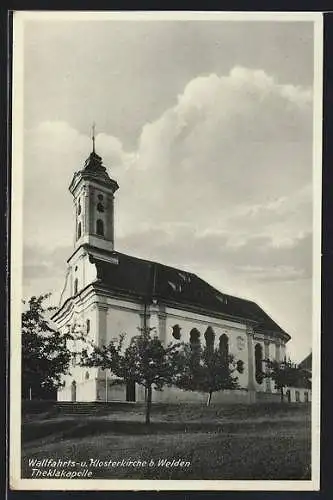 AK Welden, Wallfahrts- und Klosterkirche, Theklakapelle