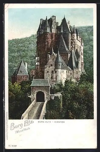 AK Eltz im Moselthal, Burg Eltz Eingang