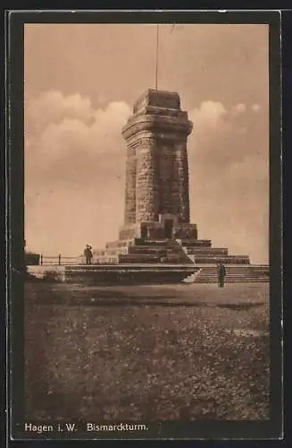 AK Hagen i. W., Bismarckturm