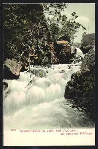AK Todtnau, Wasserfälle in Fahl am Fusse des Feldbergs