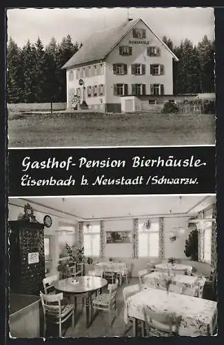 AK Eisenbach b. Neustadt, Gasthof-Pension Bierhäusle, Innenansicht