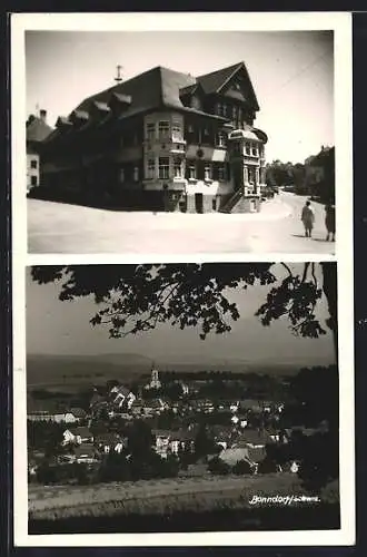 AK Bonndorf / Baden, Gebäudeansicht, Teilansicht