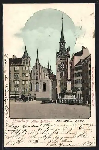 AK München, Altes Rathaus