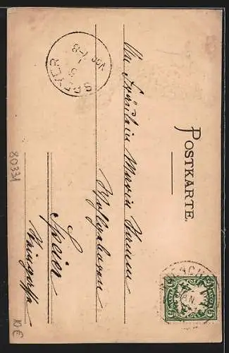 Künstler-AK München, Petersturm