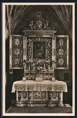 AK Ingolstadt, Liebfrauenkirche, Altar der Dreimal Wunderbaren Mutter