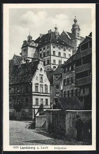 AK Landsberg am Lech, Partie am Hofgraben