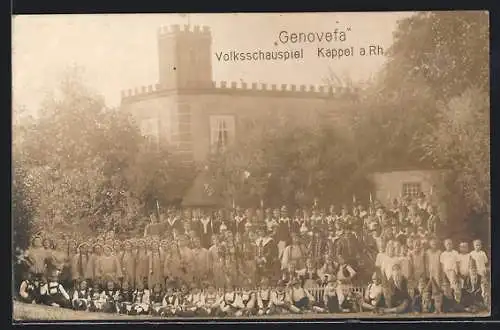 AK Kappel a. Rh., Volksschauspiel Genovefa